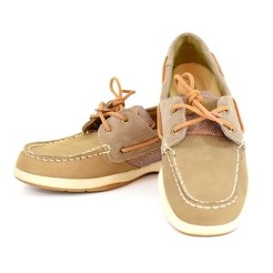 Sperry Top-Sider Intrepid Glitter Greige Boat Shoe